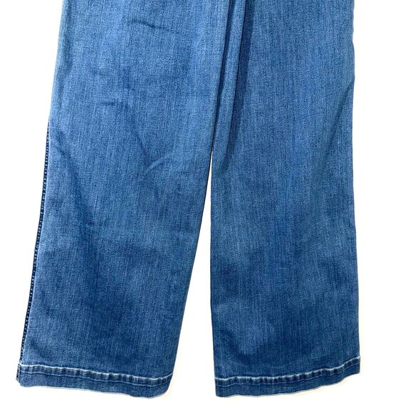 SPANXshape™ EveryWear Seamed-Front Wide Leg Jeans - Blue M - Picture 10 of 13